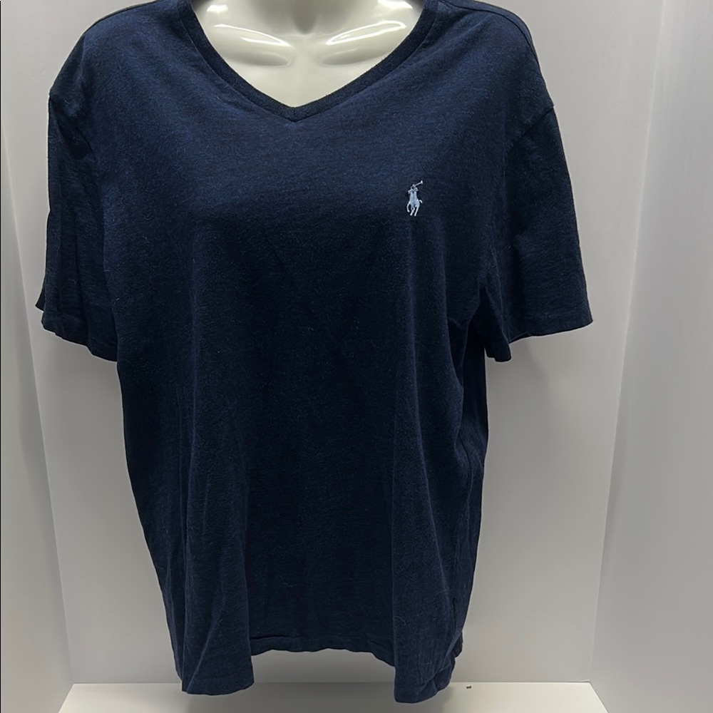 Ralph Lauren Dark Blue V-Neck Tee